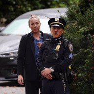 Federal agent and police officer at Gracie Mansion