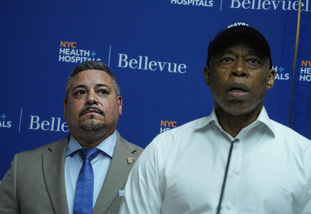 Top Cop Edward Caban and Mayor Eric Adams.