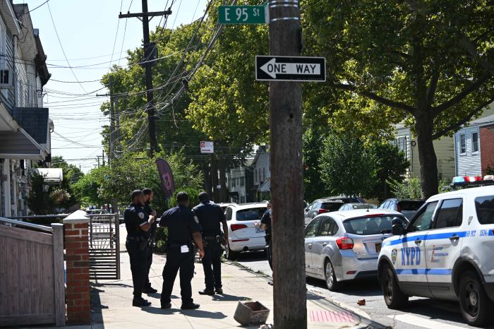 Teen shot in Brooklyn just one day after bloodshed at West Indian American Day Parade 2 police investigate crime scene in Brooklyn