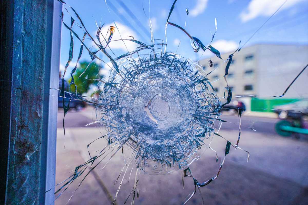 Broken glass