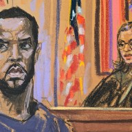 Sean "Diddy" Combs sketch in courtroom after sex trafficking arraignment