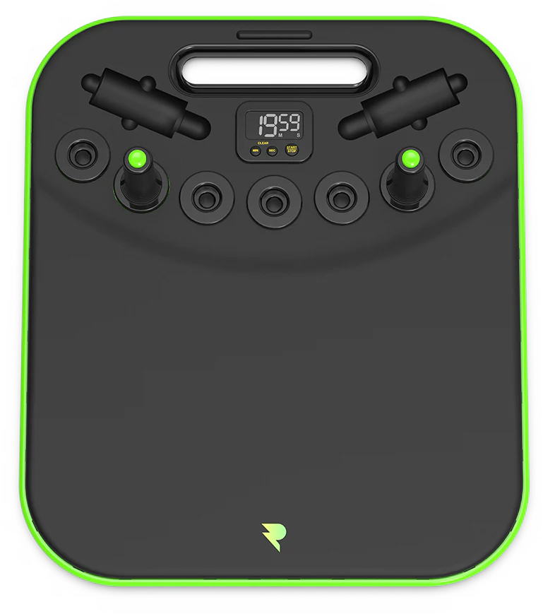 They came up with their own product called the Pure Plank, a high tech board complete with handles to both aid in training and to make it more comfortable.