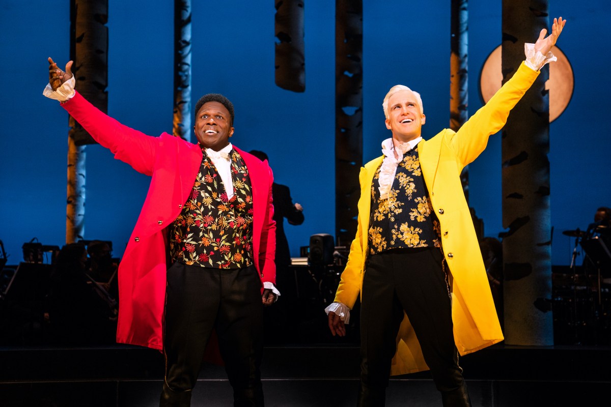Broadway community mourns death of actor Gavin Creel and criticizes selective dimming of theaters 2 Joshua Henry (l) and Gavin Creel (r) in "Into the Woods."