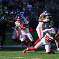 Giants Tyrone Tracy Seahawks