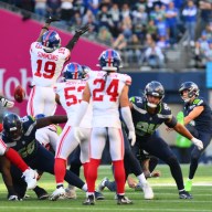 Isaiah Simmons FG block Giants Seahawks