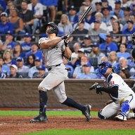 Giancarlo Stanton Yankees Royals ALDS Game 3 home run