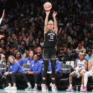 Leonie Fiebich NY Liberty Lynx WNBA Finals Game 2