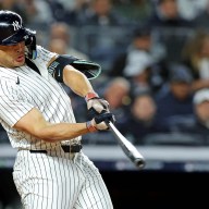 Giancarlo Stanton Yankees Game 1 ALCS home run Guardians
