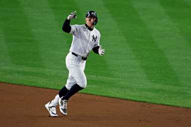 Aaron Judge home run Yankees Game 2 ALCS Guardians sports