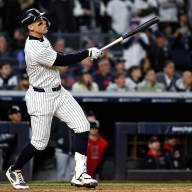 Aaron Judge home run Game 2 ALCS Yankees Guardians