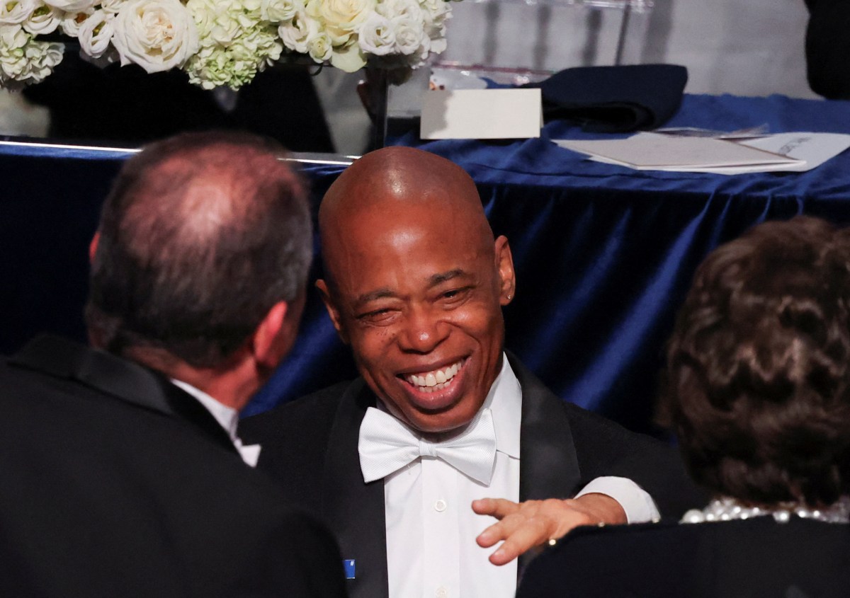 Trump thanks Mayor Adams during inflammatory MSG rally for not calling him a fascist dictator 2 Mayor Adams at Al Smith Dinner