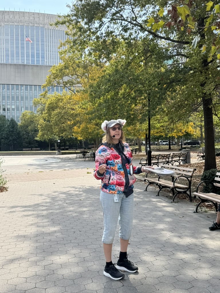 Take the ultimate tour for New York and cat enthusiasts alike: Cats About Town walking tour 3 Peggy Gavan, Cats About Town leader.