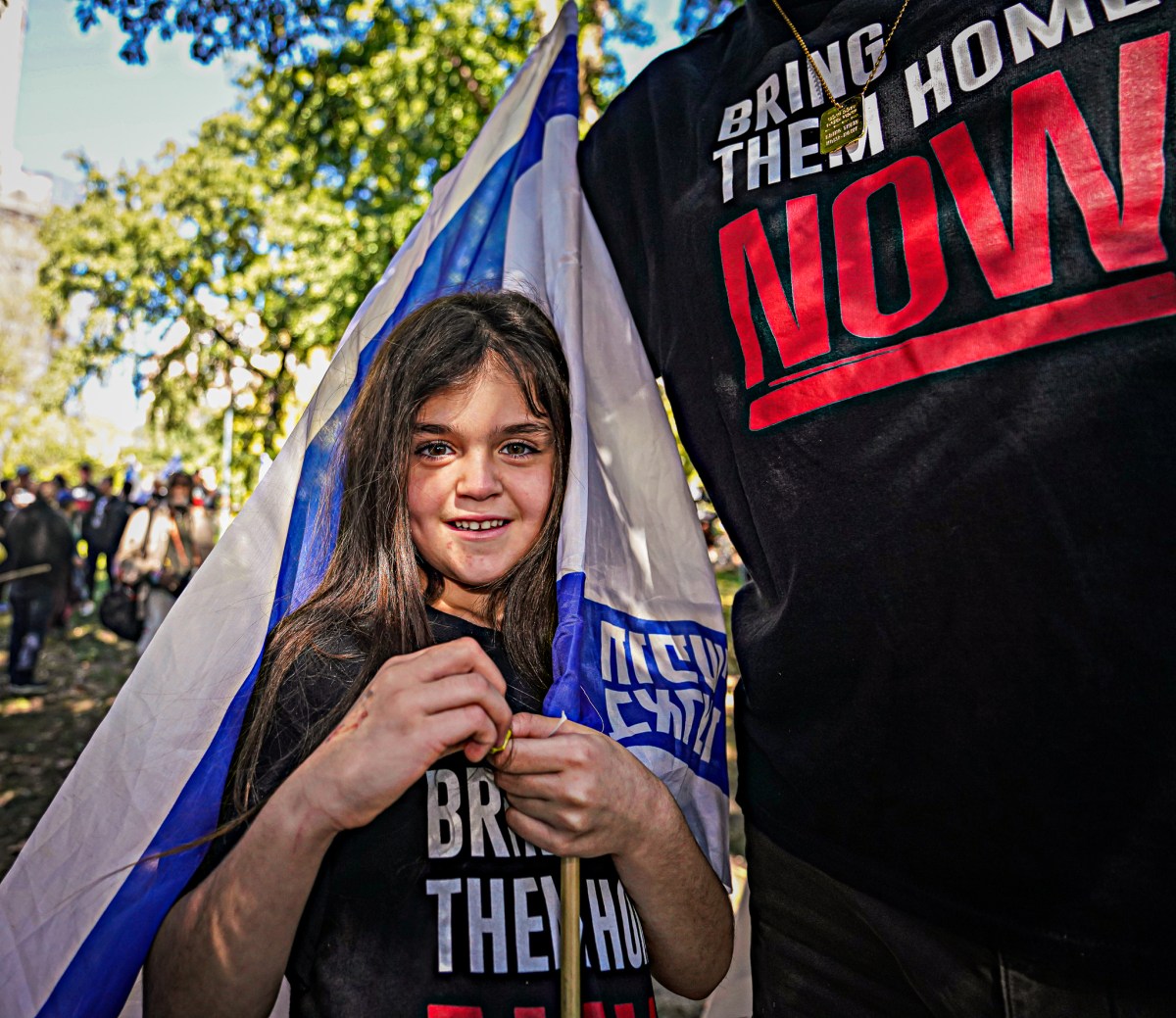 Hundreds upon hundreds of men, women, and children assembled on 90th Street and Central Park West. 