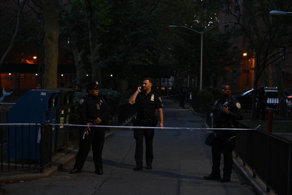 Police at crime scene