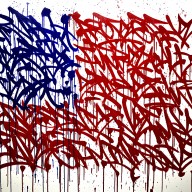 Energetic patriotism: Bisco Smith's INNERSTATES shows patriotism in the abstract 12 Fast Lines, Red Flags, and American Dreams: Bisco Smith’s INNERSTATES