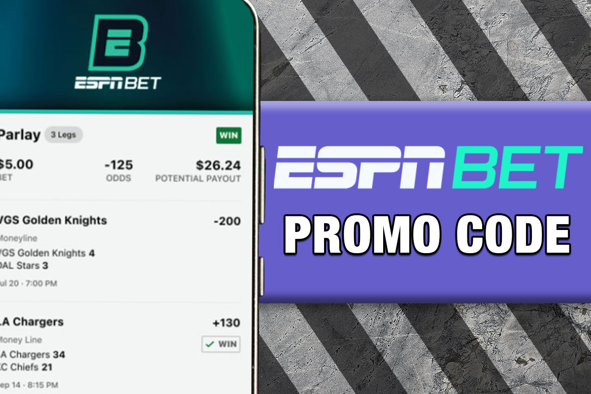 ESPN BET promo code AMNY Use 1,000 first bet reset for MNF double