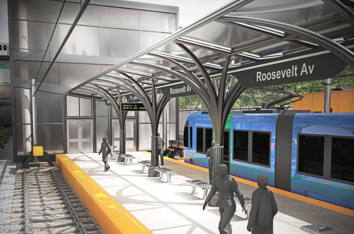 NYC's proposed IBX light rail: Is a fully automated train on its horizon? 2 rendering of Interborough Express IBX