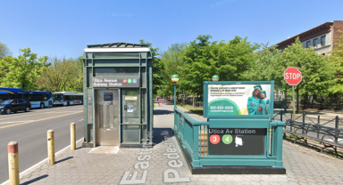 The Crown Heights-Utica Ave station.