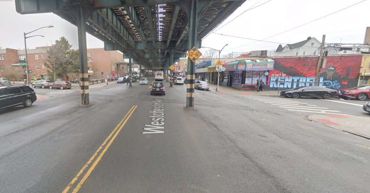 Westchester and Commonwealth avenues in the Bronx.