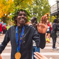 NYC MARATHON | Sharon Lokedi on training physically and mentally for running — and winning — a marathon 7 Sharon Lokedi at the 2022 TCS NYC Marathon.