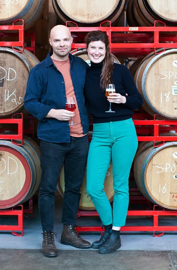 New York City's craft beer industry sees sobering challenges 4 Joe and Lauren Grimm, owners of Grimm Artisanal Ales in Williamsburg, Brooklyn.