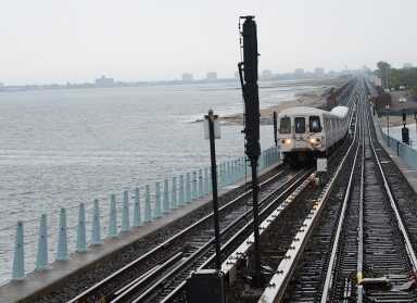 A train bound for Rockaway