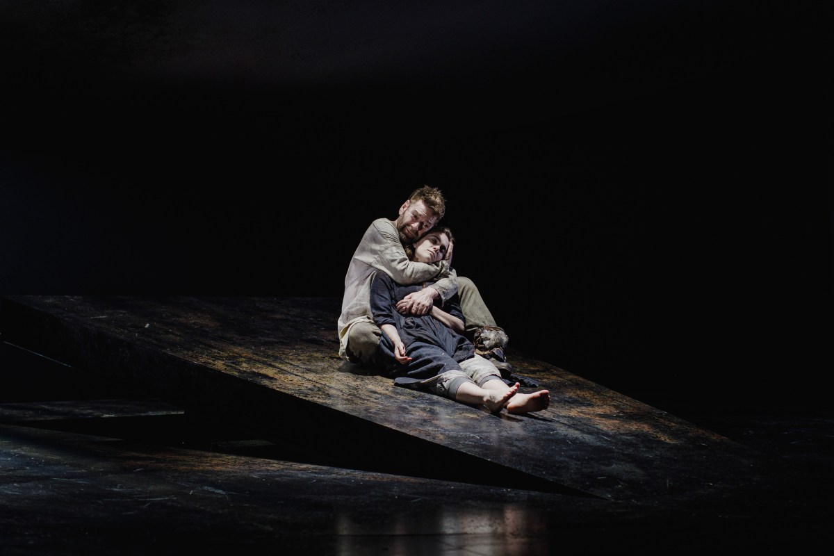 Kenneth Branagh and and Jessica Revell in "King Lear."