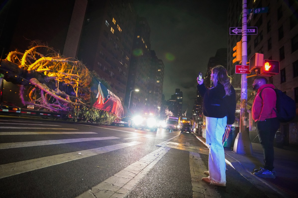 How the NYPD helped deliver the Rockefeller Center Christmas tree and usher in the holidays in NYC 9