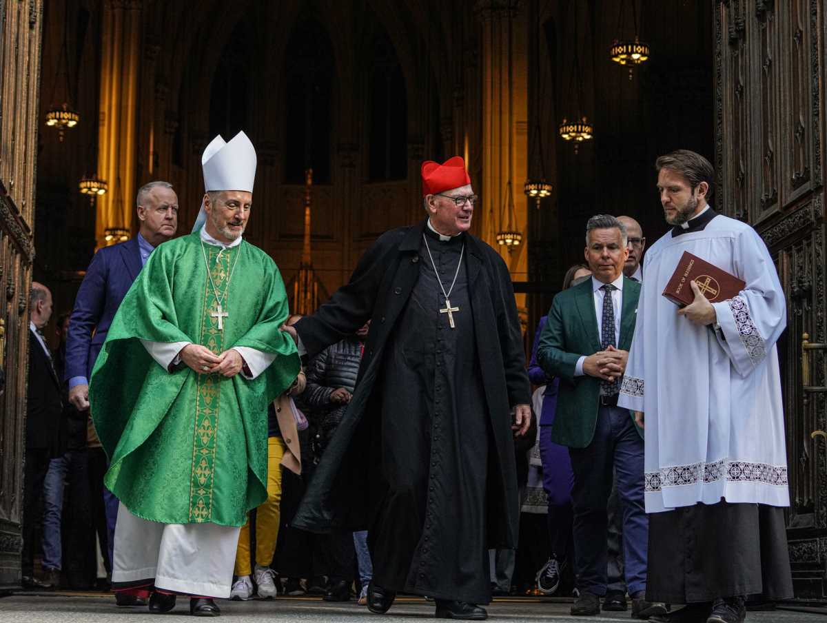 Cardinal Timothy Dolan, hundreds of volunteers, drop by NYC Old Navy to shop for strangers
