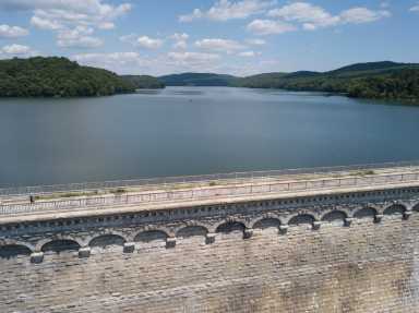 The Croton Reservoir amid NYC drought