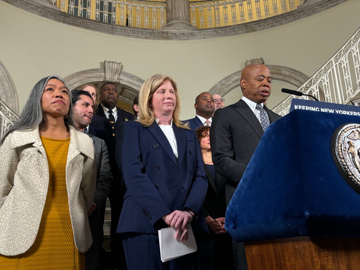 Sanitation Commissioner Jessica Tisch named by Mayor Adams as new NYPD commissioner 2 Mayor Eric Adams announces Jessica Tisch as the new NYPD commissioner on Nov. 20, 2024.