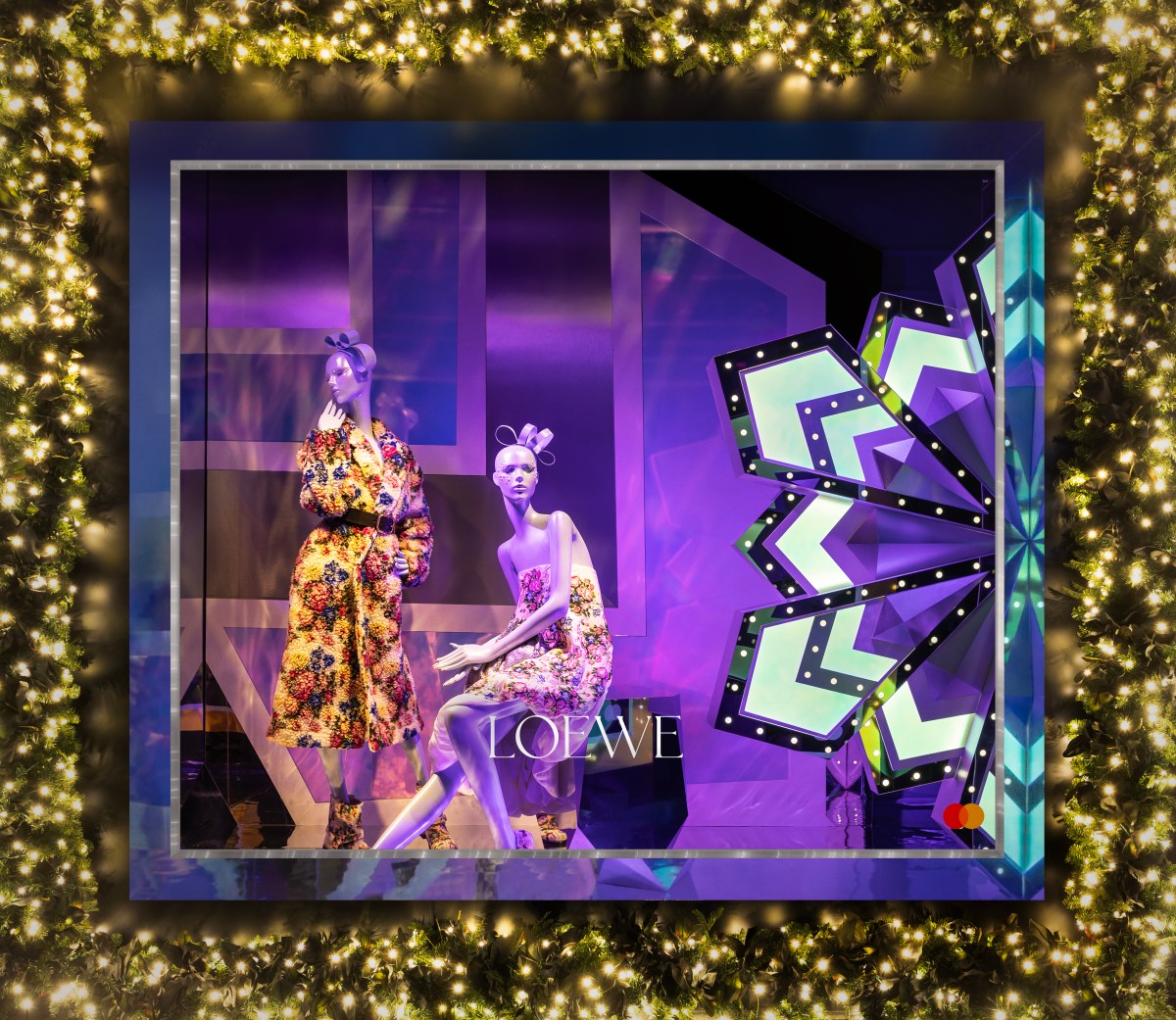 This holiday season’s Saks window display celebrates a century with style 4 Saks 2024 Holiday Windows LOEWE