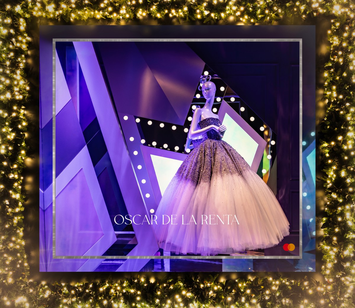 This holiday season’s Saks window display celebrates a century with style 7 Saks 2024 Holiday Windows Oscar de la Renta