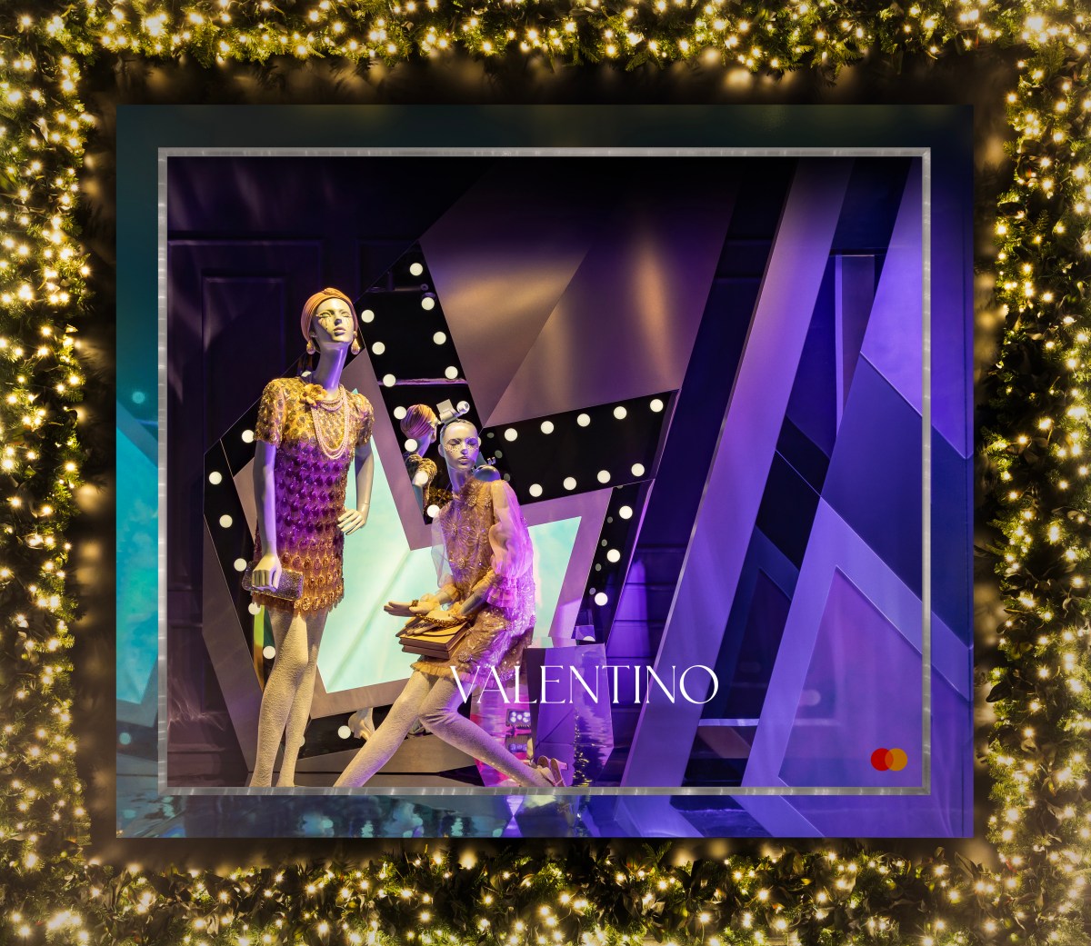 This holiday season’s Saks window display celebrates a century with style 11 Saks 2024 Holiday Windows Valentino