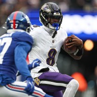 Lamar Jackson Ravens Giants