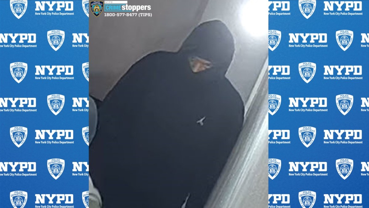 One of the suspects sought in the two robberies in East Harlem.
