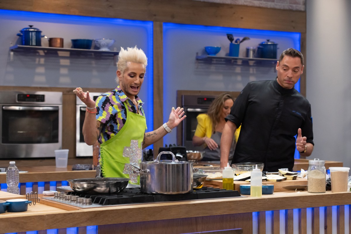 Reality shows stars facing off in new season of 'Worst Cooks in America Celebrity Edition: Heroes vs. Villains' 2 Co-Host Jeff Mauro (r) and Hero Frankie Grande (l), as seen on Worst Cooks in America, Season 28, Heroes Vs Villains