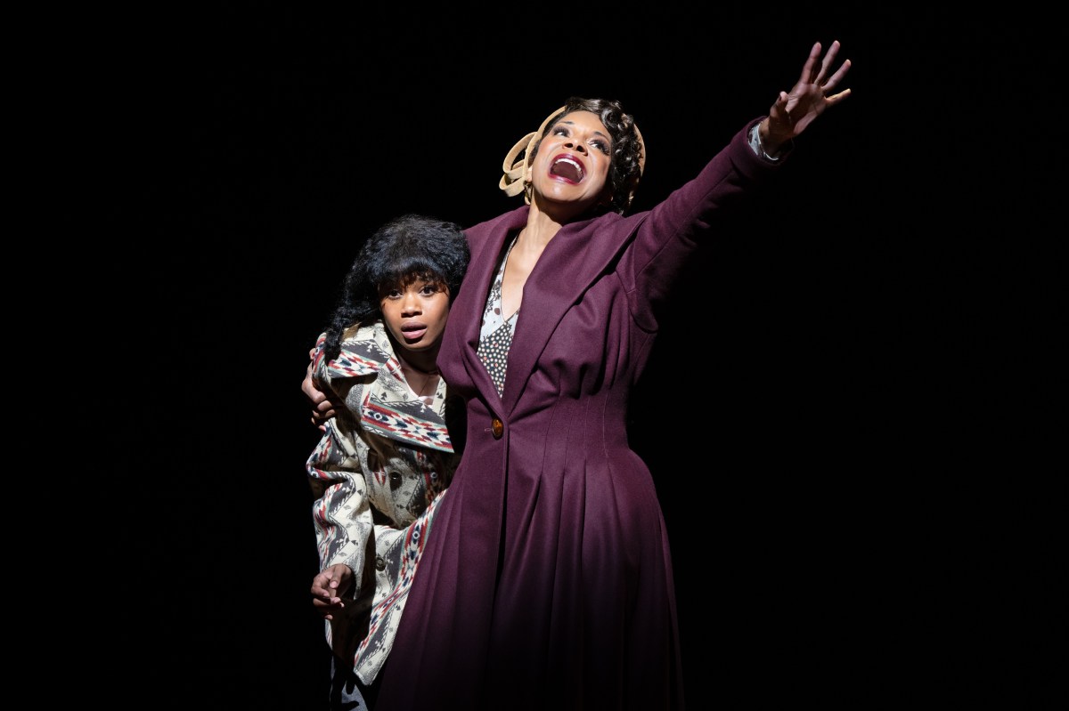 Joy Woods and Audra McDonald in the Gypsy revival
