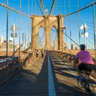 FIRST on amNY | Bicyclists across the East River bridges set record-high for fifth-straight year, DOT data says 5 Bicyclists crossing the Brooklyn Bridge