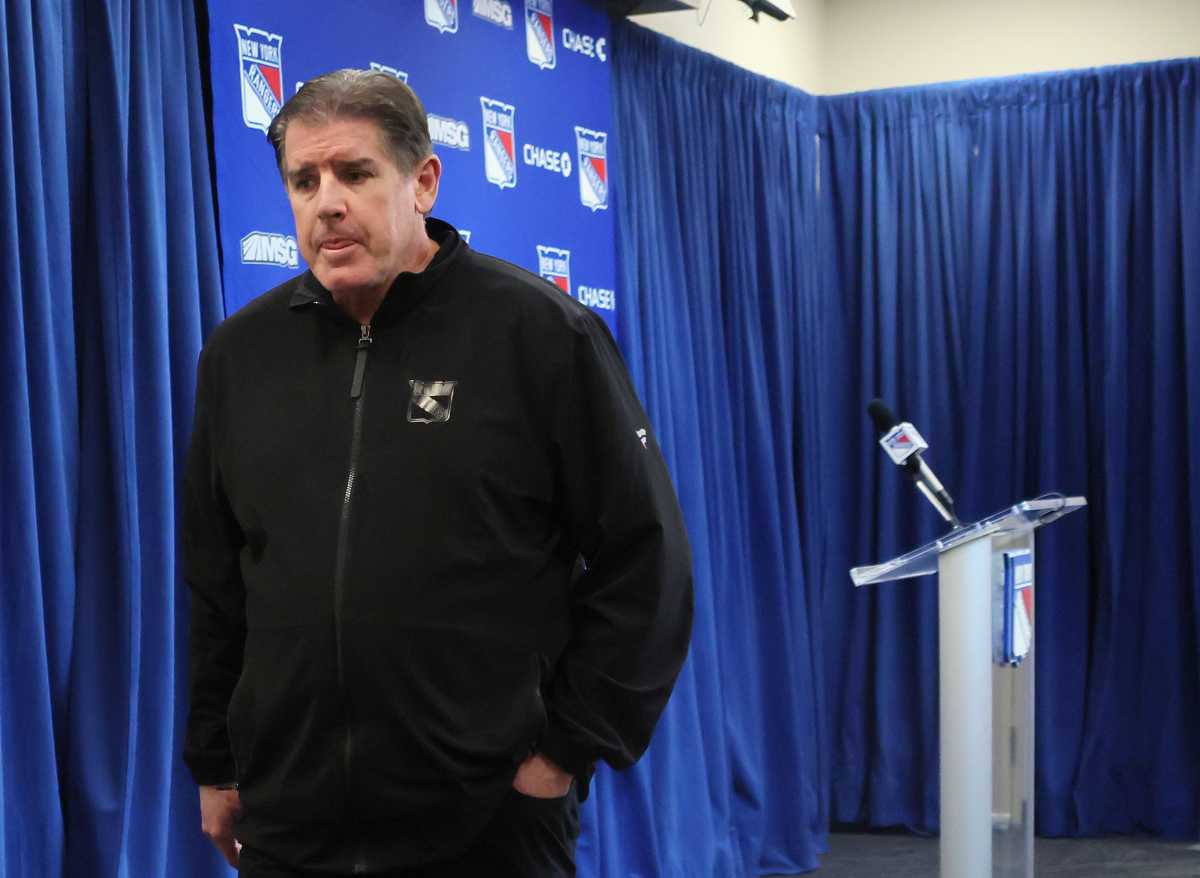 Rangers head coach Peter Laviolette
