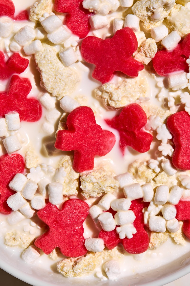 Milk Bar pairs up with got milk? to make limited-edition cereal for the holidays 2 a close-up look at the holiday cereal