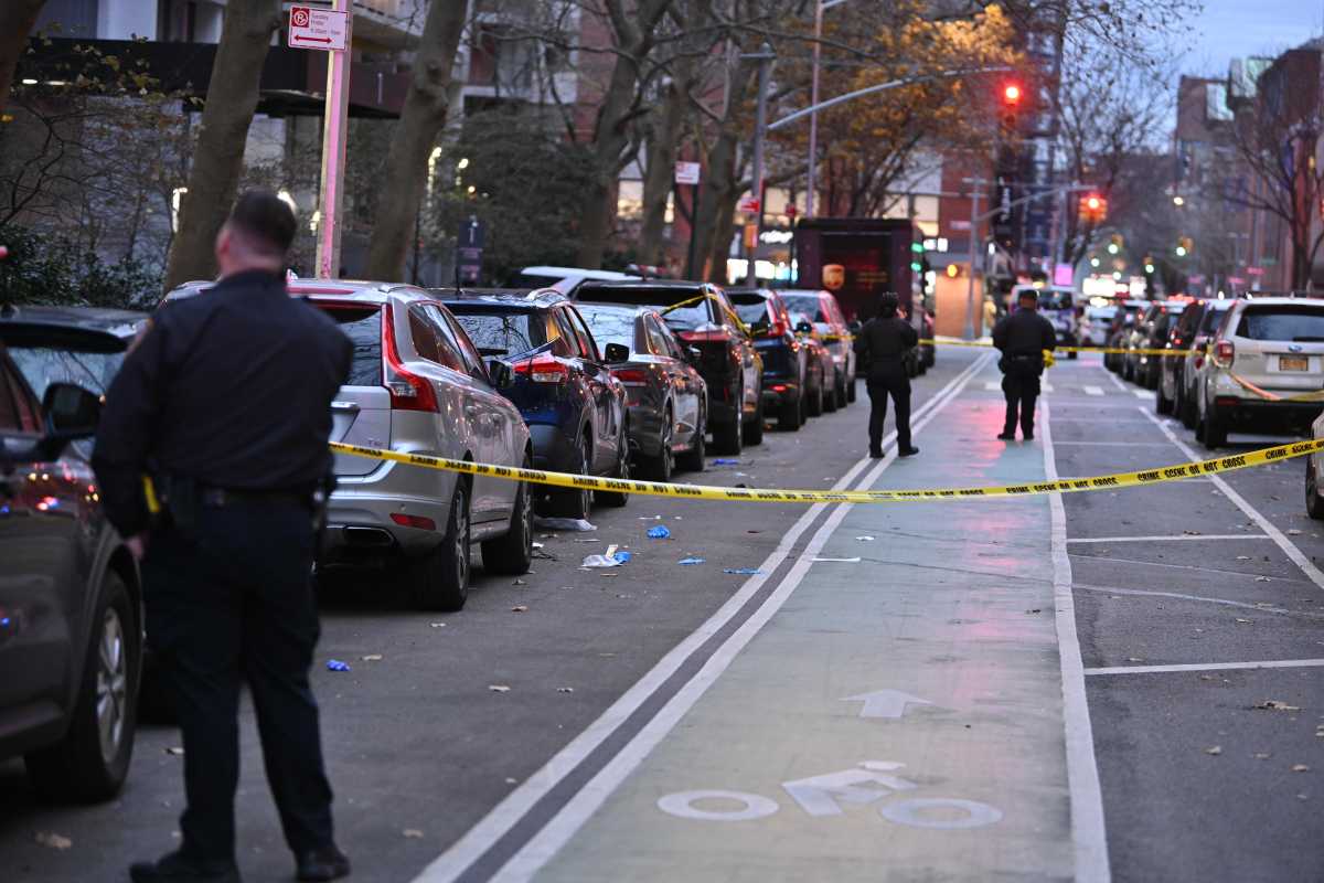 Police at crime scene