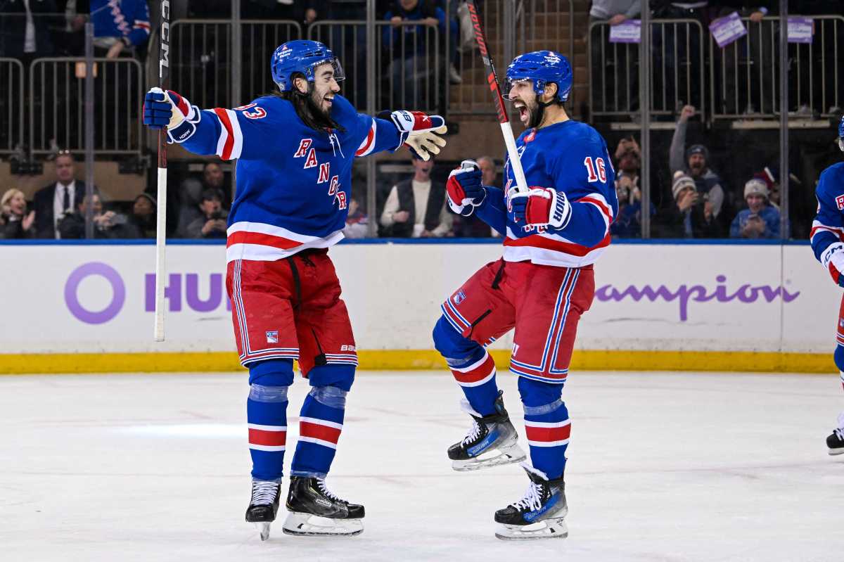 Zibanejad Trocheck Rangers