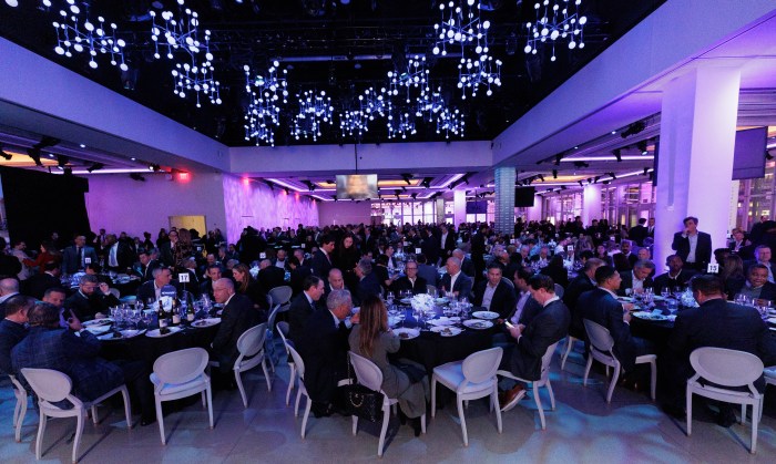 Attendees were treated to a cocktail network and three course dinner.