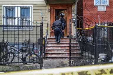Police at crime scene