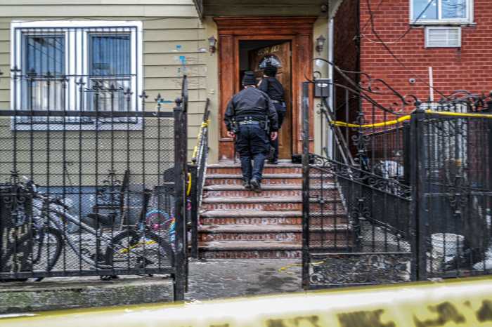 Police at crime scene