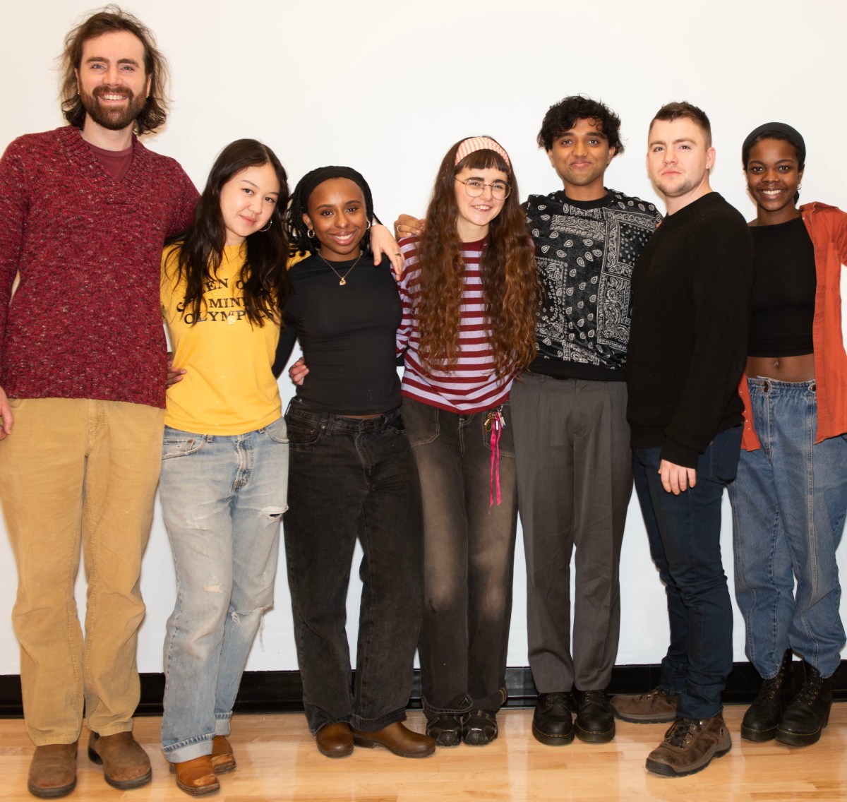 Crew strike halts Atlantic Theater Productions amid contract dispute 2 The cast of the production "Grief Camp."