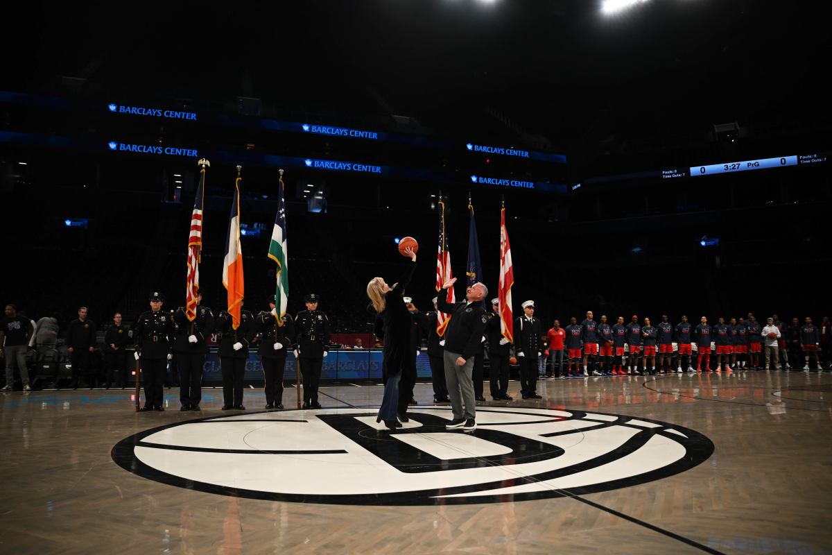 The NYPD vs. FDNY basketball game took place on Jan. 26 at the Barclays Center.