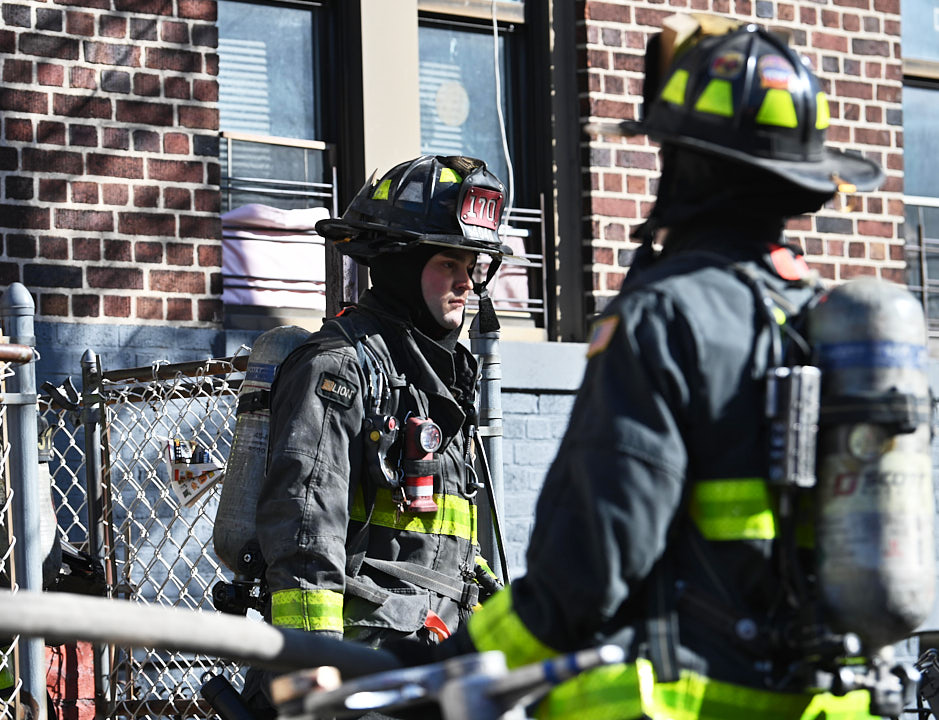 Firefighters quickly deployed two hosel ines to knock down a basement fire at 159 East 59 Street.