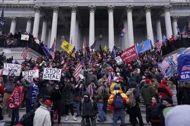 Jan. 6 protesters at the U.S. Capitol